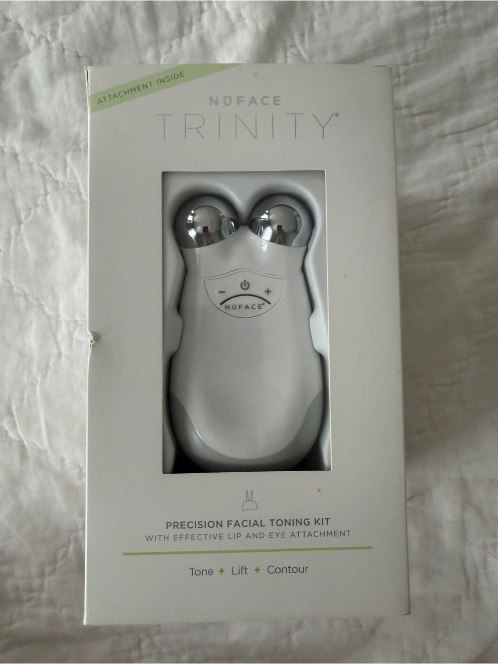 NuFace Trinity Precision Facial Toning Kit + Lip & Eye Attachment